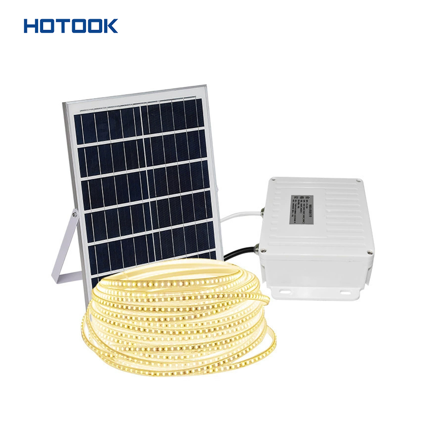 Ultra-Bright Solar Strip: Outdoor Lighting, a Convenient Wire-Free Option