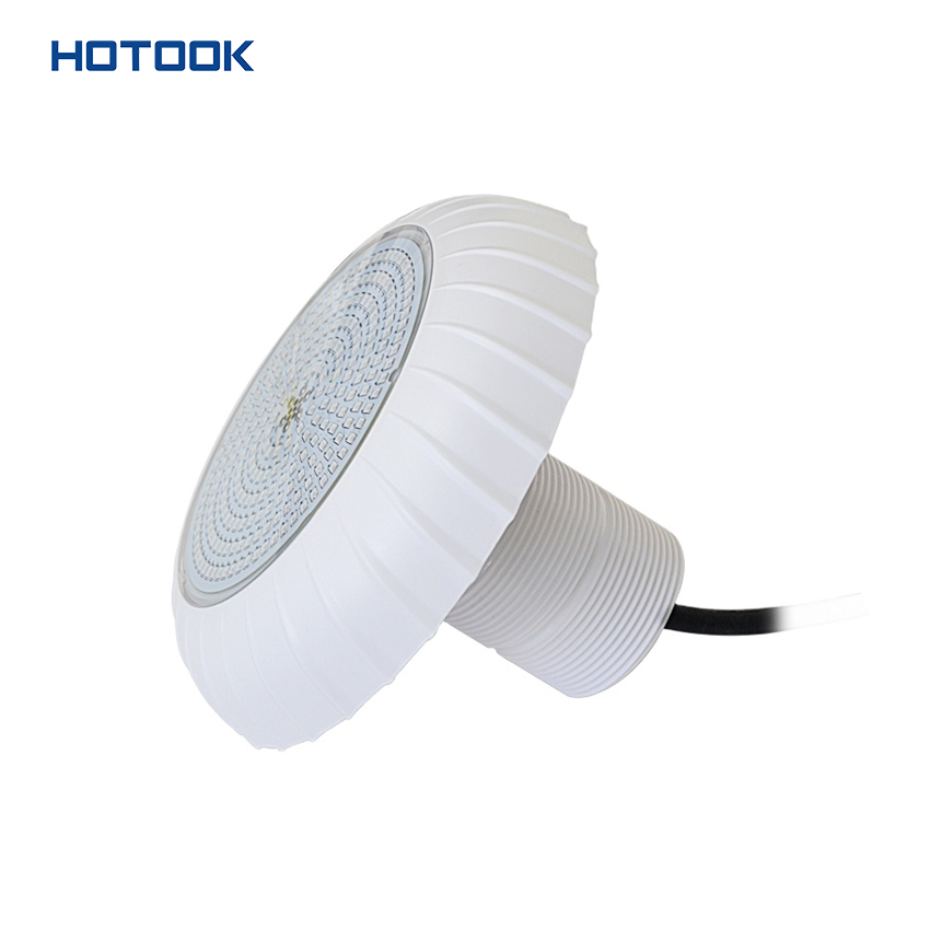 IP68 Resin filled surface wall mounted 12v ac dc rgb concrete nicho vinyl fiberglass led swimming pool light